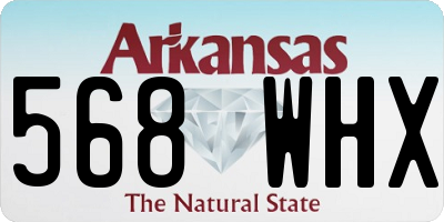AR license plate 568WHX