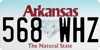 AR license plate 568WHZ