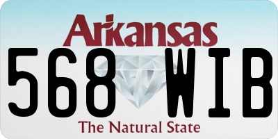 AR license plate 568WIB
