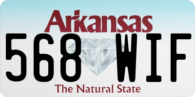 AR license plate 568WIF
