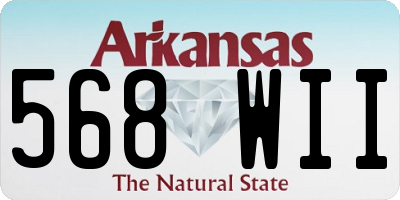 AR license plate 568WII