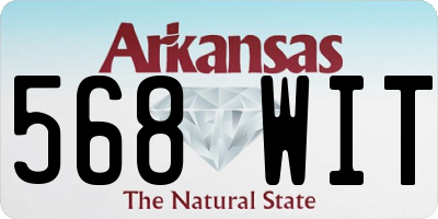 AR license plate 568WIT