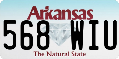 AR license plate 568WIU