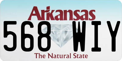 AR license plate 568WIY