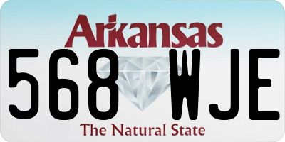 AR license plate 568WJE