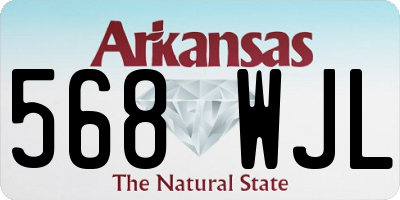 AR license plate 568WJL