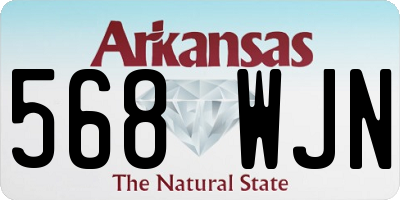 AR license plate 568WJN