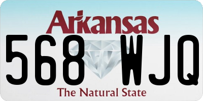 AR license plate 568WJQ