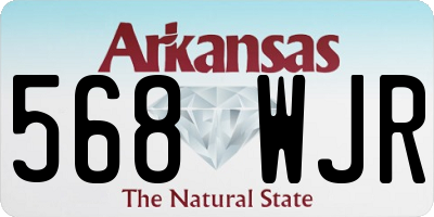 AR license plate 568WJR