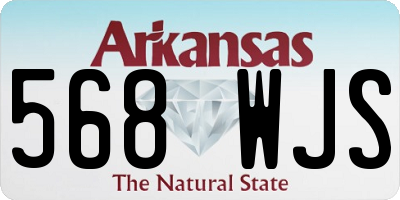 AR license plate 568WJS