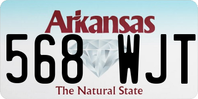 AR license plate 568WJT