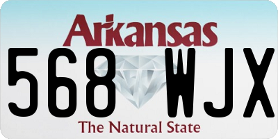 AR license plate 568WJX