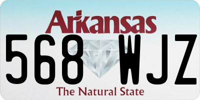 AR license plate 568WJZ