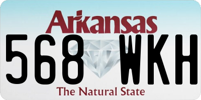 AR license plate 568WKH
