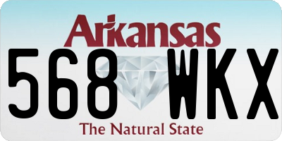 AR license plate 568WKX