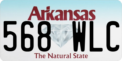 AR license plate 568WLC