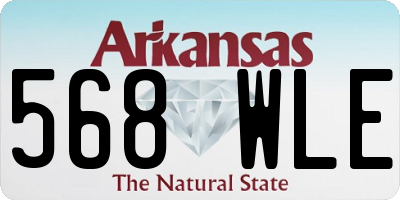 AR license plate 568WLE