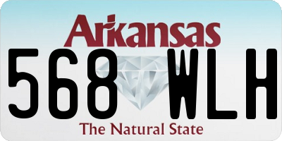 AR license plate 568WLH
