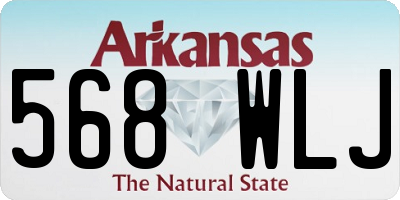 AR license plate 568WLJ