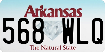 AR license plate 568WLQ