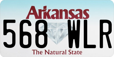 AR license plate 568WLR