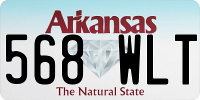 AR license plate 568WLT