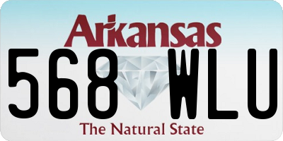 AR license plate 568WLU