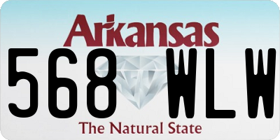 AR license plate 568WLW