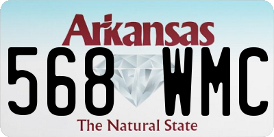 AR license plate 568WMC
