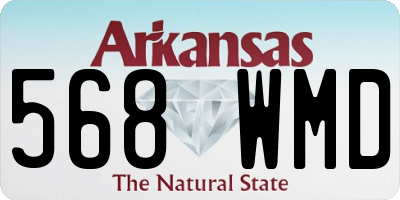 AR license plate 568WMD