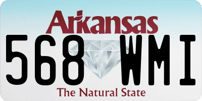 AR license plate 568WMI