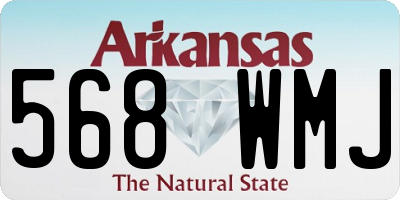AR license plate 568WMJ
