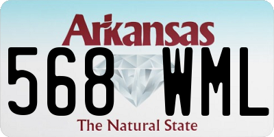 AR license plate 568WML