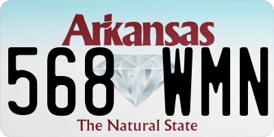 AR license plate 568WMN