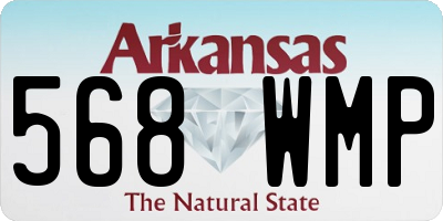 AR license plate 568WMP