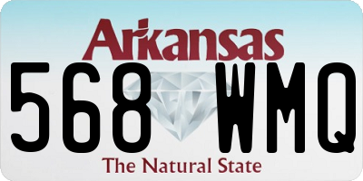 AR license plate 568WMQ