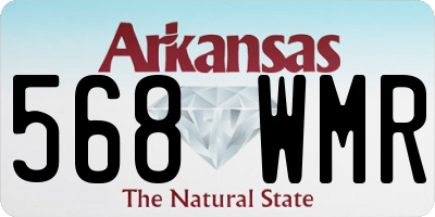 AR license plate 568WMR