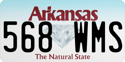 AR license plate 568WMS