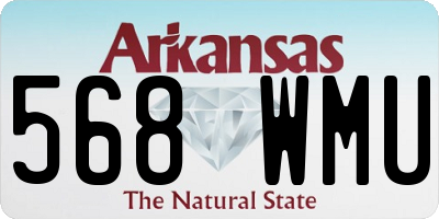 AR license plate 568WMU