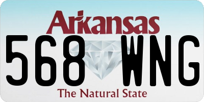 AR license plate 568WNG