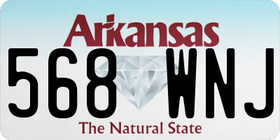 AR license plate 568WNJ