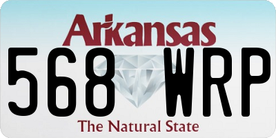 AR license plate 568WRP