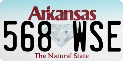 AR license plate 568WSE