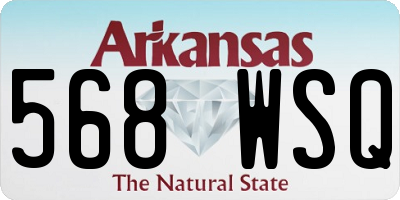 AR license plate 568WSQ