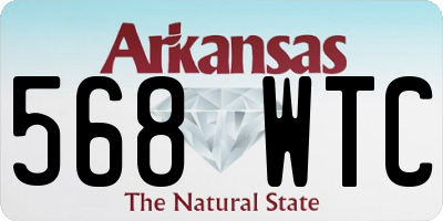 AR license plate 568WTC