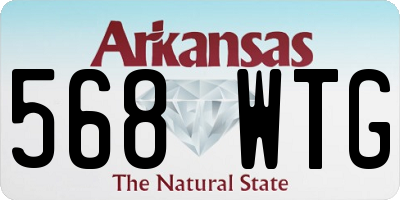 AR license plate 568WTG