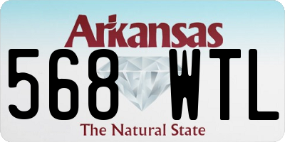 AR license plate 568WTL