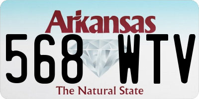 AR license plate 568WTV