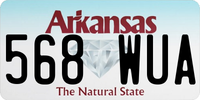 AR license plate 568WUA