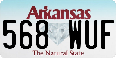 AR license plate 568WUF